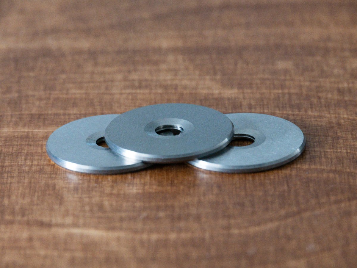Wolfram Stabilisator Gewicht - 1 oz - Tungsten Target Solution Archery - Silber (blank)