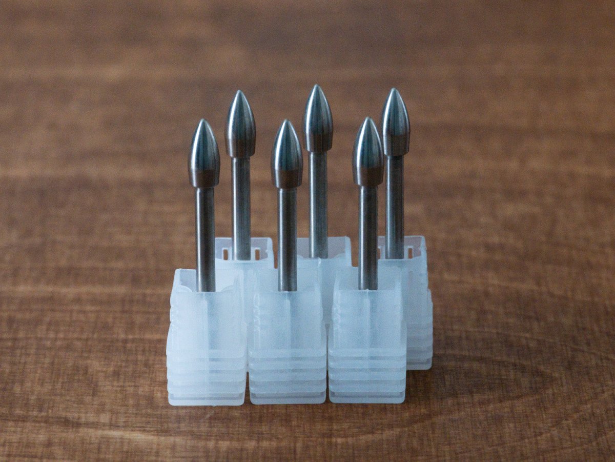 Wolfram X10 / 3.2 mm Pfeilspitze / 120 grain break-off - Tungsten Target Solution Archery - 6 Stück